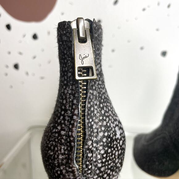 JOIE Edison Calf-Hair Spot Stiletto Booties NWB - Picture 7 of 10